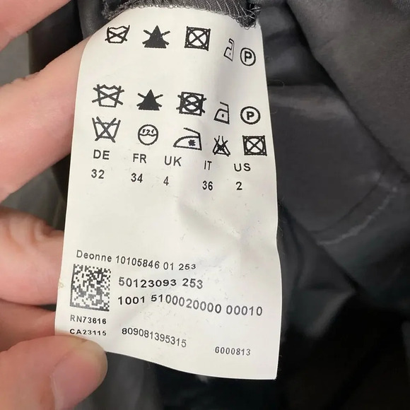 HUGO BOSS Deonne Dress Gray Silver Size 2 Collared Workwear Career Business - Picture 5 of 7